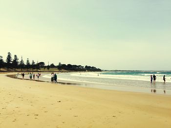 People on beach