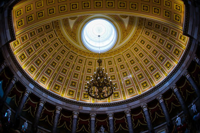 Low angle view of dome of building