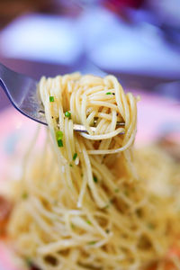 Close-up of pasta