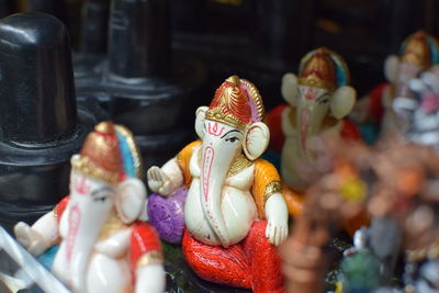 Close-up of buddha statue