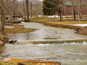 Scenic view of river