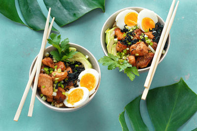 Close-up of food in plate