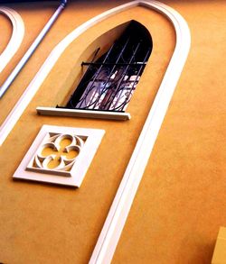 Low angle view of spiral staircase