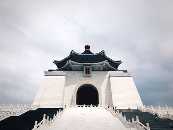 Low angle view of building against sky