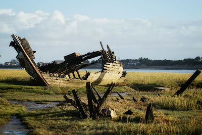 Ship wreck remains 