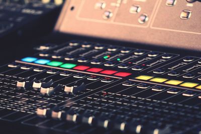 Close-up of computer keyboard