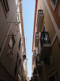 Low angle view of buildings against sky