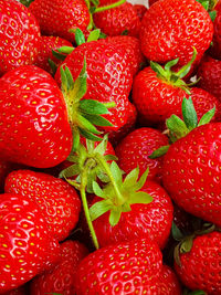 Full frame shot of strawberries