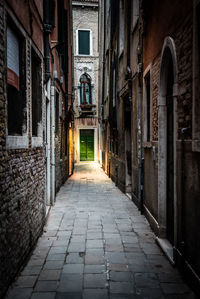 Narrow alley in old town