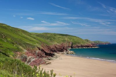 Scenic view of beach