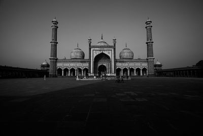 Low angle shot of jama masjid