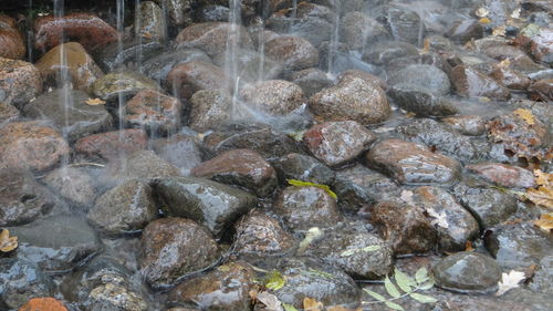 Full frame shot of stones