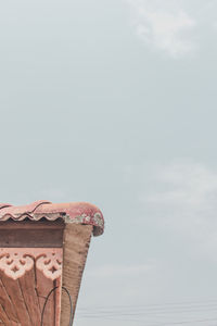 High section of building against sky