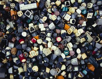 Full frame shot of objects