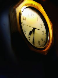 Close-up of clock