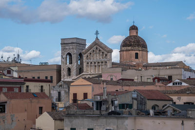 Cathedral against sky in city