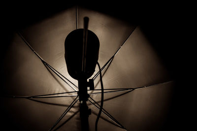 Low angle view of lamp post