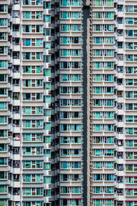 Full frame shot of apartment building