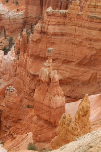 Rock formations in a desert