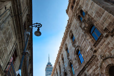 Low angle view of buildings against sky