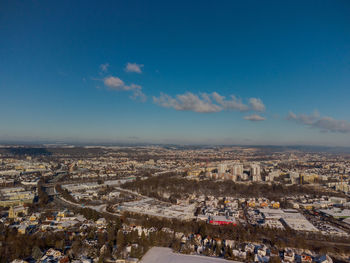 High angle view of a city