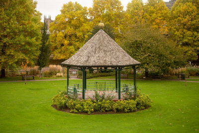 Gazebo in park