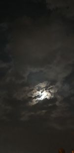 Low angle view of clouds in sky