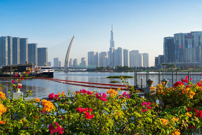 View of buildings in city