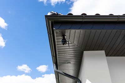 Low angle view of building against sky