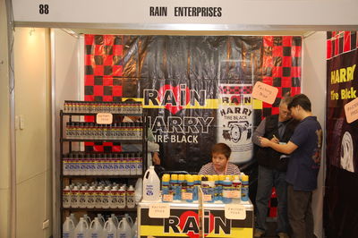 People standing in store
