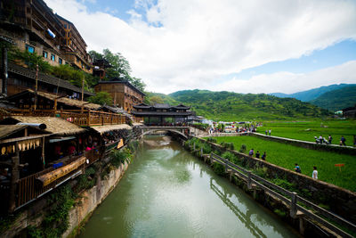 Riverside in guiyang, china 