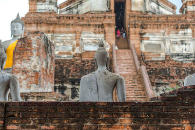 Statue of historic building