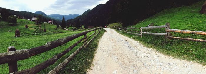 Panoramic view of landscape against sky