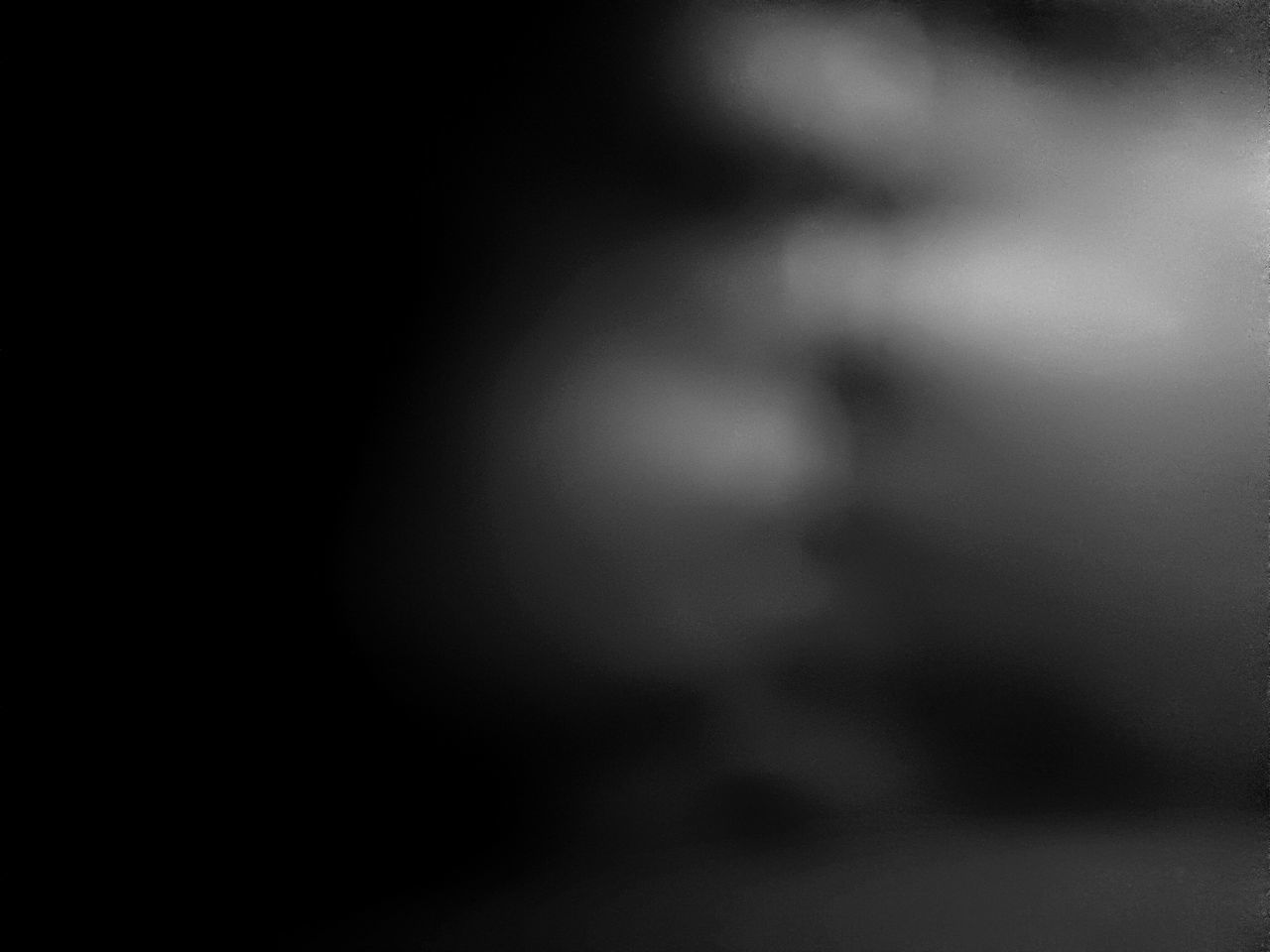 darkness, black and white, black, light, monochrome, monochrome photography, dark, spooky, fear, horror, indoors, backgrounds, one person, close-up, copy space, abstract, defocused, white, mystery