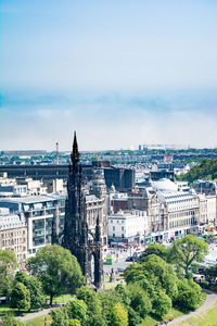 View of cityscape against sky