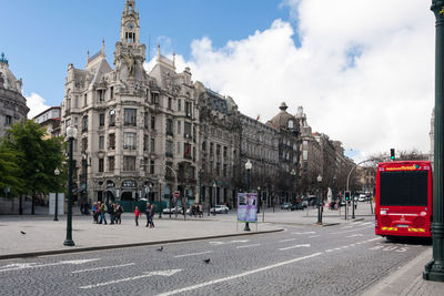 View of buildings in city