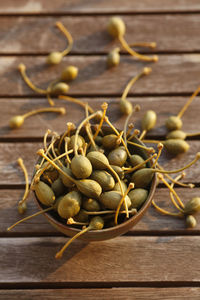 Close-up of fruits on table