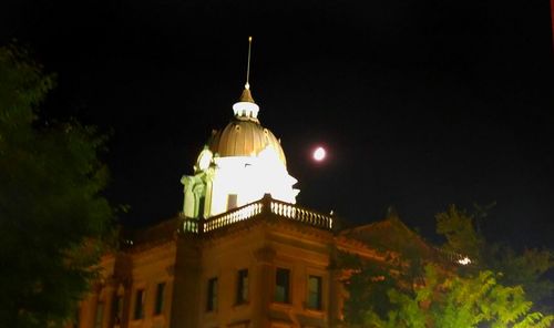 Low angle view of building against sky