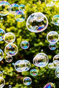 Close-up of bubbles