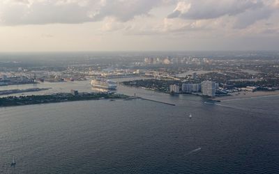 Aerial view of cityscape