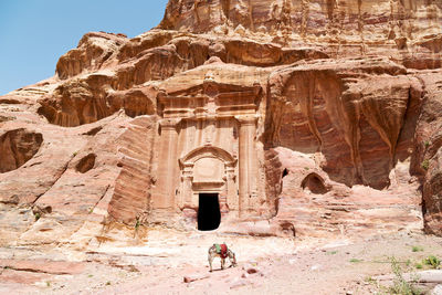 View of rock formation