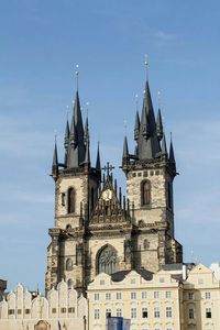 Low angle view of church against sky