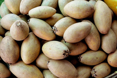 Full frame shot of fruits for sale at market stall