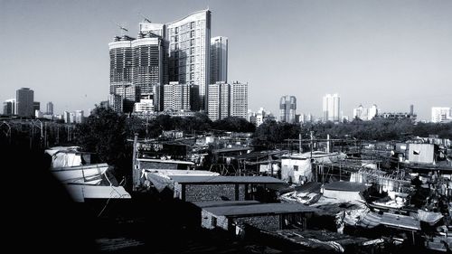 Skyscrapers in city