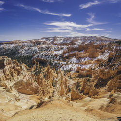 Panoramic view of landscape against sky