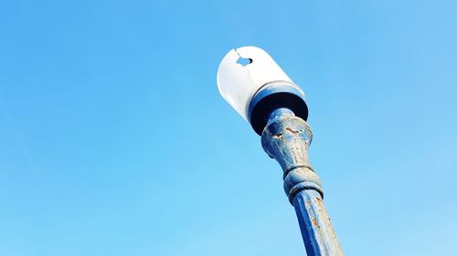 Close-up low angle view of blue sky