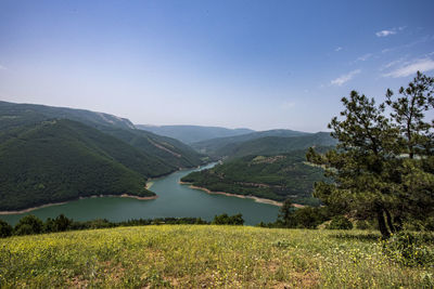 Scenic view of landscape against sky