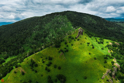 Scenic view of landscape against sky