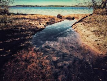 Scenic view of sea