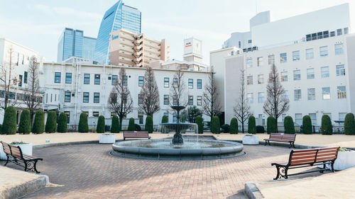 View of city street